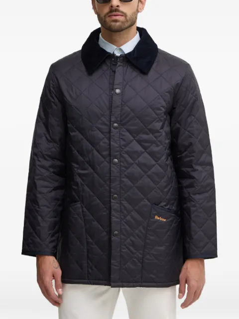 Barbour Wattierte Liddesdale Jacke mit Cordkragen