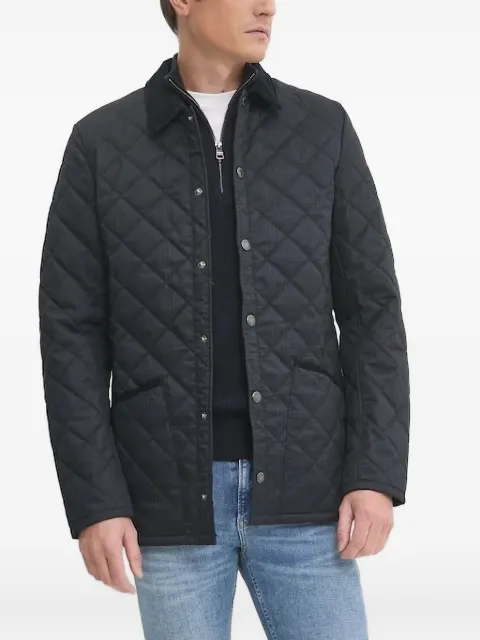 Barbour diamond-quilted padded jacket