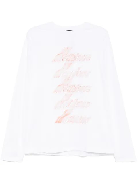 We11done logo print T-shirt