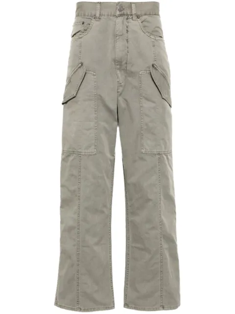 izzue cargo straight-leg trousers