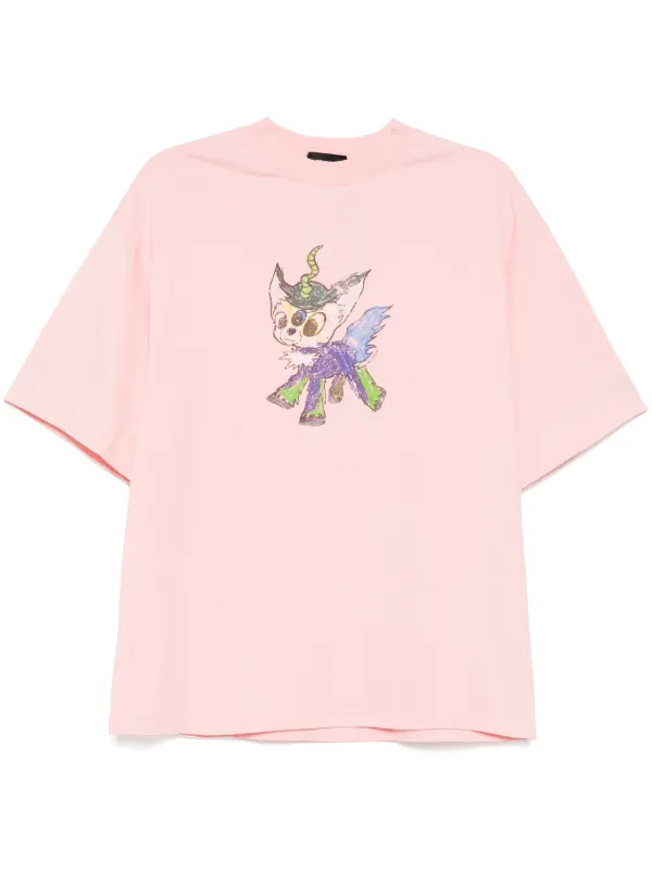 【関税込み】We11done ホワイト Monster Drawing Tシャツ 27970504_57666511_600.jpg