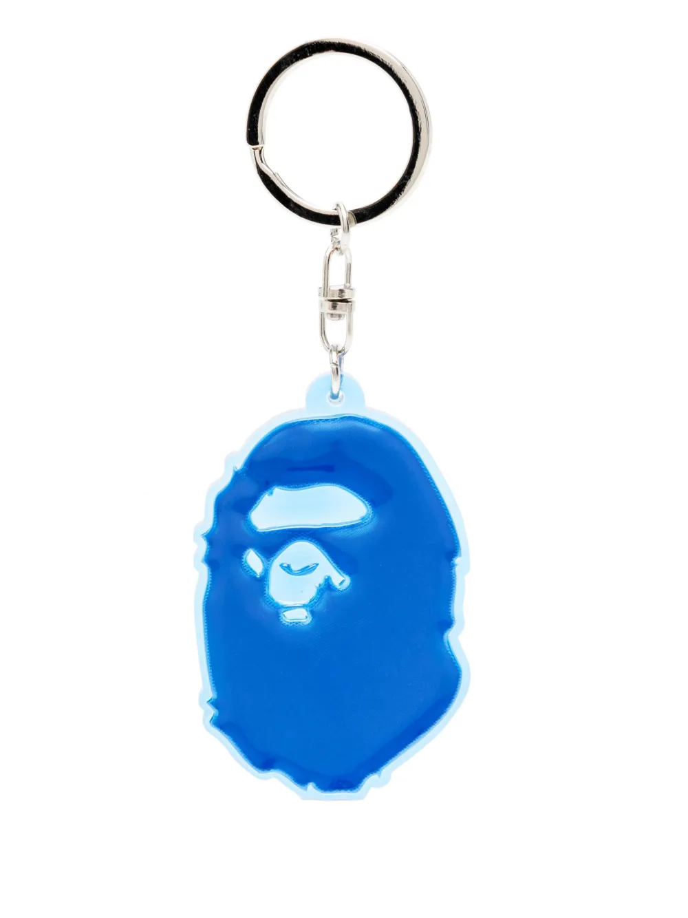 Ape head reflective keychain