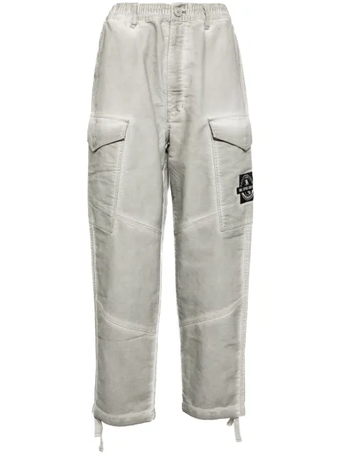 izzue pantalones cargo con diseño recto