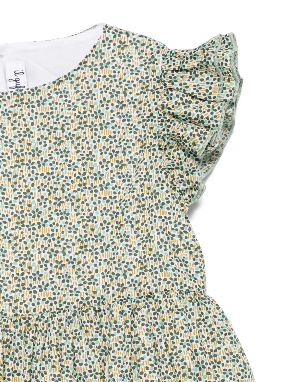 Il Gufo Liberty jurk Groen