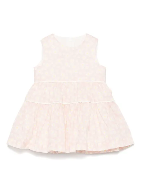 Il Gufo Kleid mit Blumen-Print