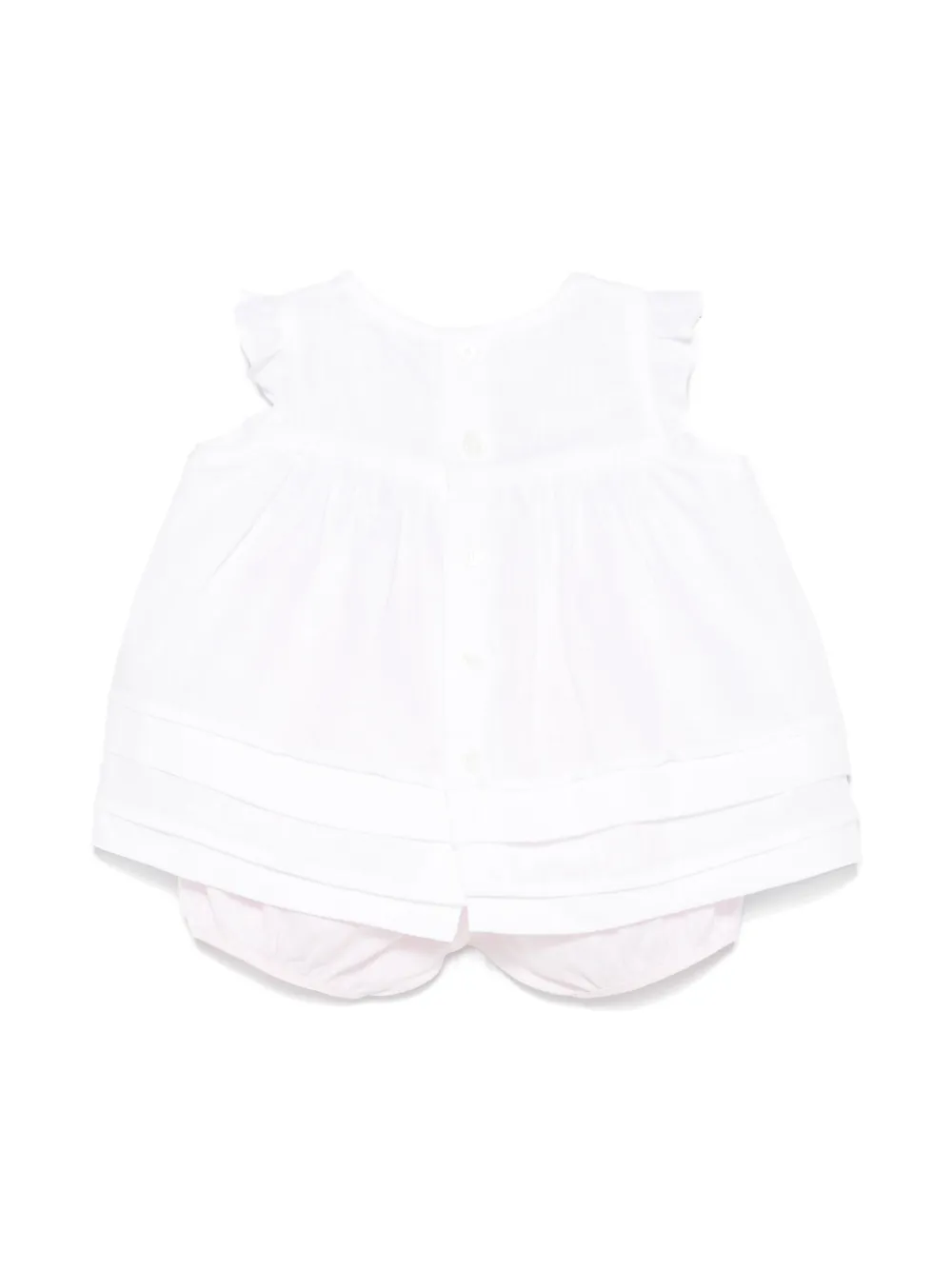 Il Gufo linen short set - Wit