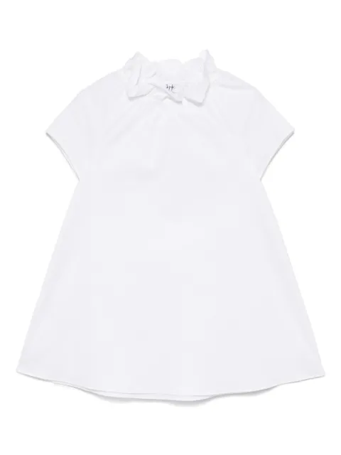 Il Gufo logo-embroidered dress
