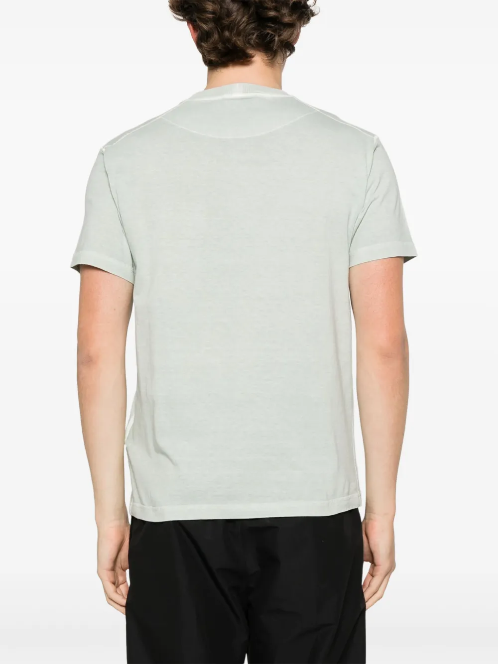Stone Island T-shirt met print Groen
