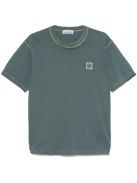 Stone Island playera con efecto Fissato