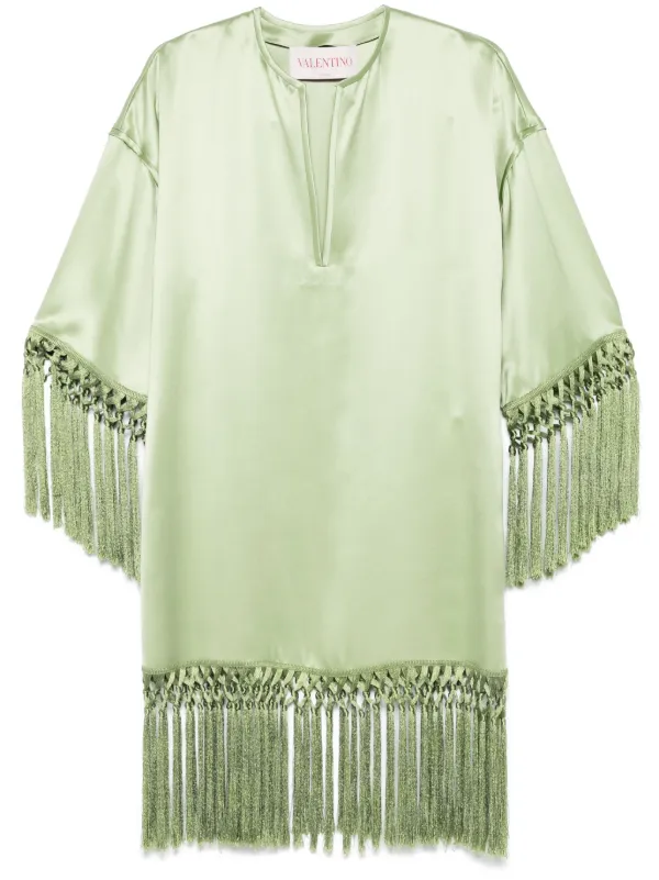 valentino green mini dress Valentino