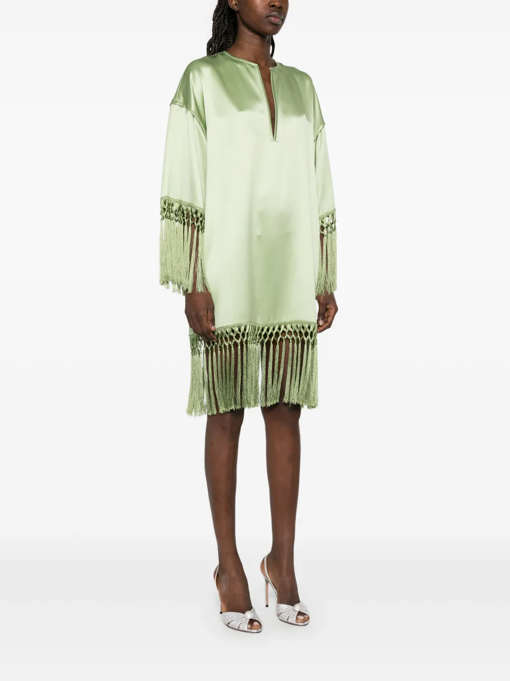 Valentino Garavani Cady Couture mini-jurk Groen