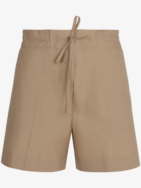 P.A.R.O.S.H. pleat detailing cotton shorts