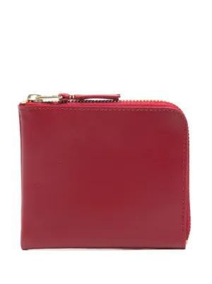 Comme Des Garçons Wallet Tartan Patchwork Pouch | Red | FARFETCH CA