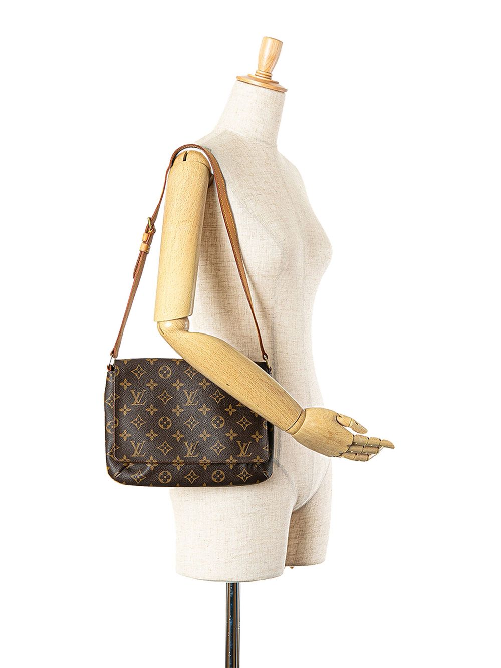 Louis Vuitton Pre-Owned 2000 Monogram Musette Tango Short Strap shoulder bag - Bruin