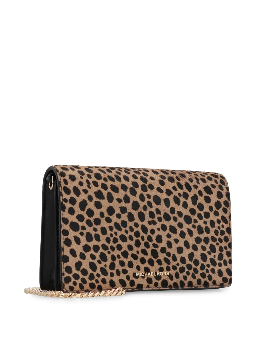 Shop Michael Kors Jet Set Cross Body Bag In Brown