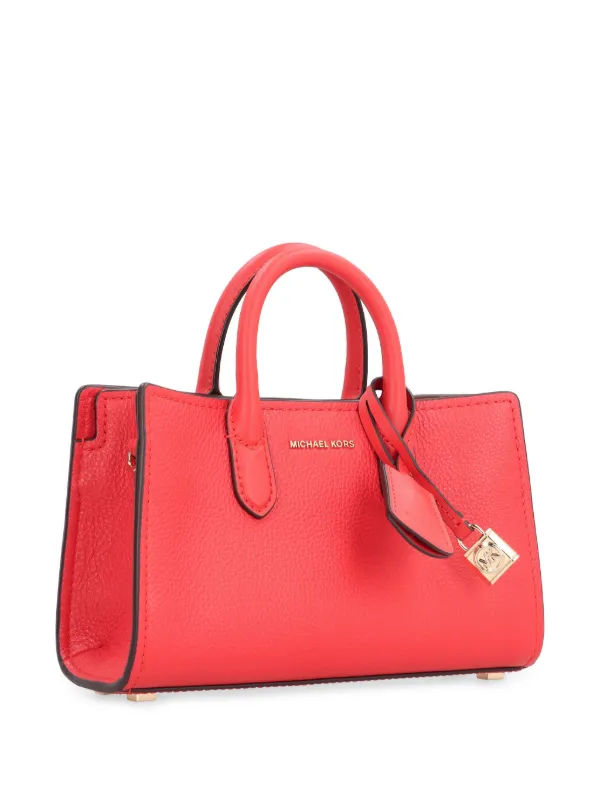 Michael kors red tote bag uk discount