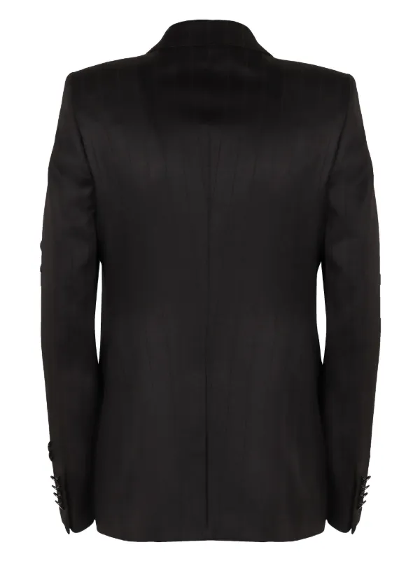 Tagliatore ストライプ ダブルジャケット | ブラック | FARFETCH JP