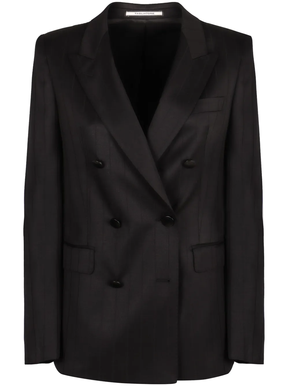 Tagliatore Blazer met dubbele rij knopen Zwart