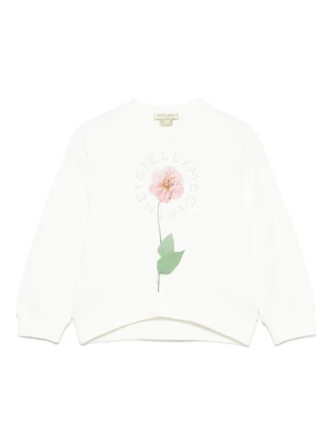Stella McCartney Kids floral-print sweatshirt