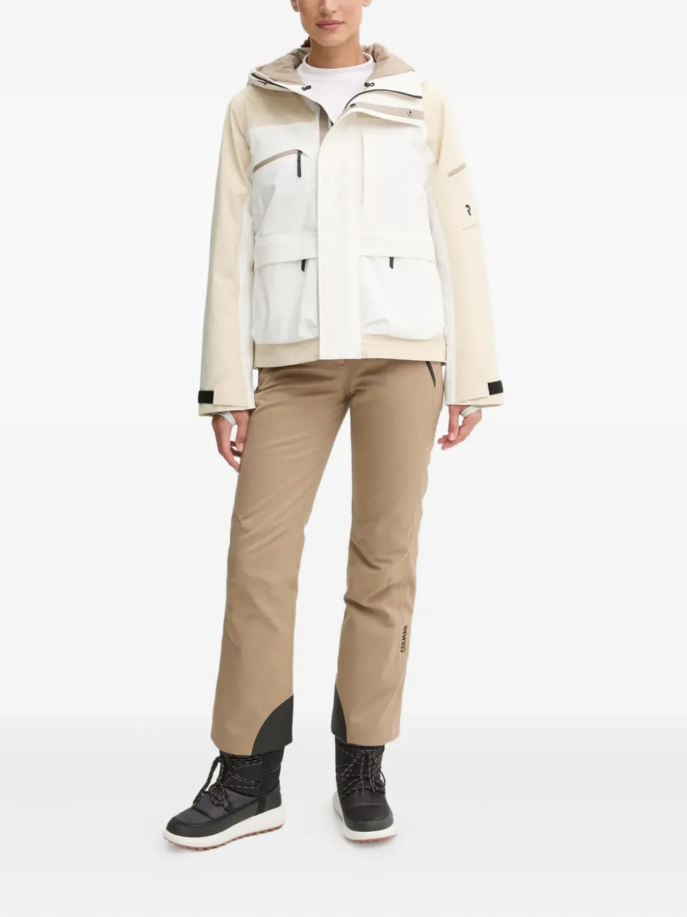 Colmar Zip-ankle Ski Pants In Brown