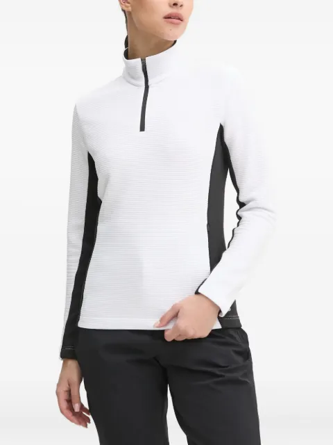 Colmar zip textured ski sweatshirt