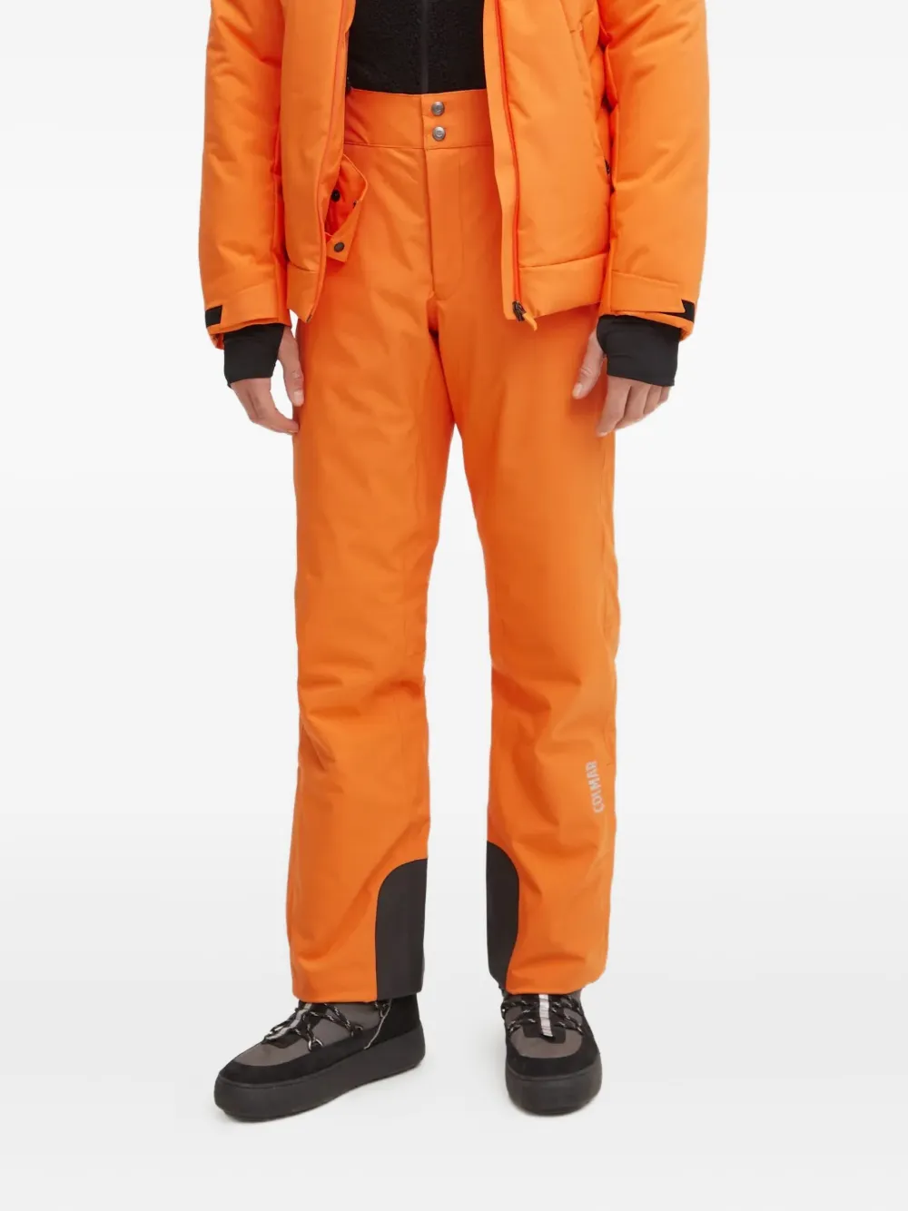 Colmar suspenders ski pants | Orange | Image 1