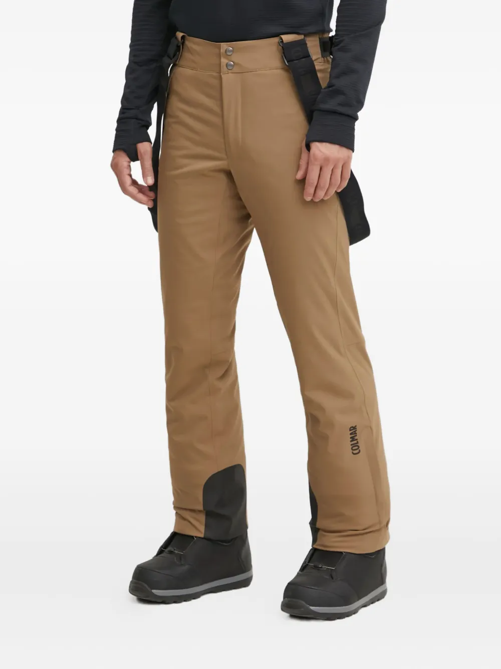 Colmar suspenders panelled ski pants | Brown | Image 1