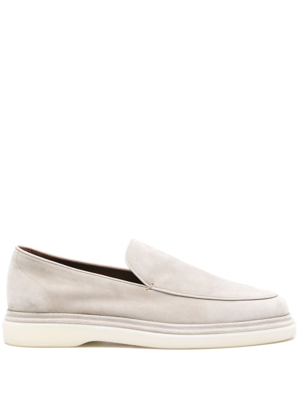 Fratelli Rossetti suede loafers Grey