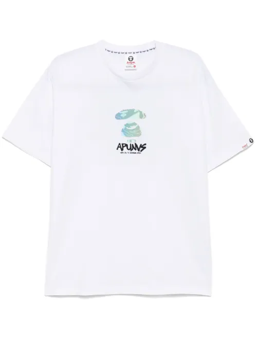 T-shirt à logo imprimé - AAPE BY *A BATHING APE® - Modalova
