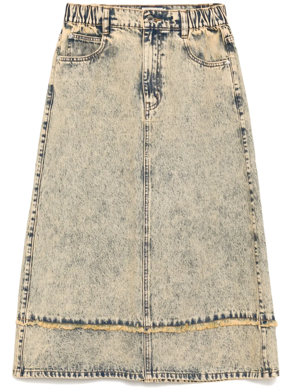 faded effect skirt