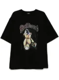 We11done graphic print T-shirt - Black