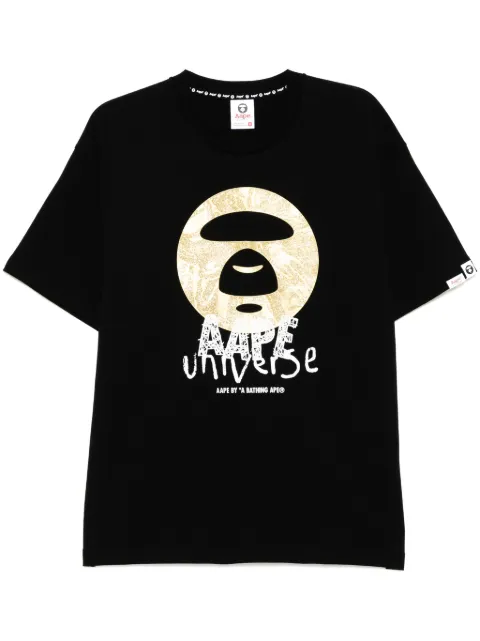 AAPE BY *A BATHING APE® logo-print T-shirt