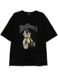 We11done graphic print T-shirt - Black