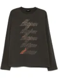 We11done logo print T-shirt - Grey