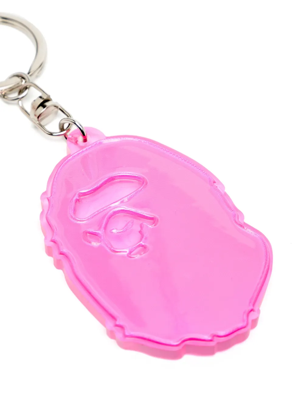 A BATHING APE® Sleutelhanger met logoprint - Roze