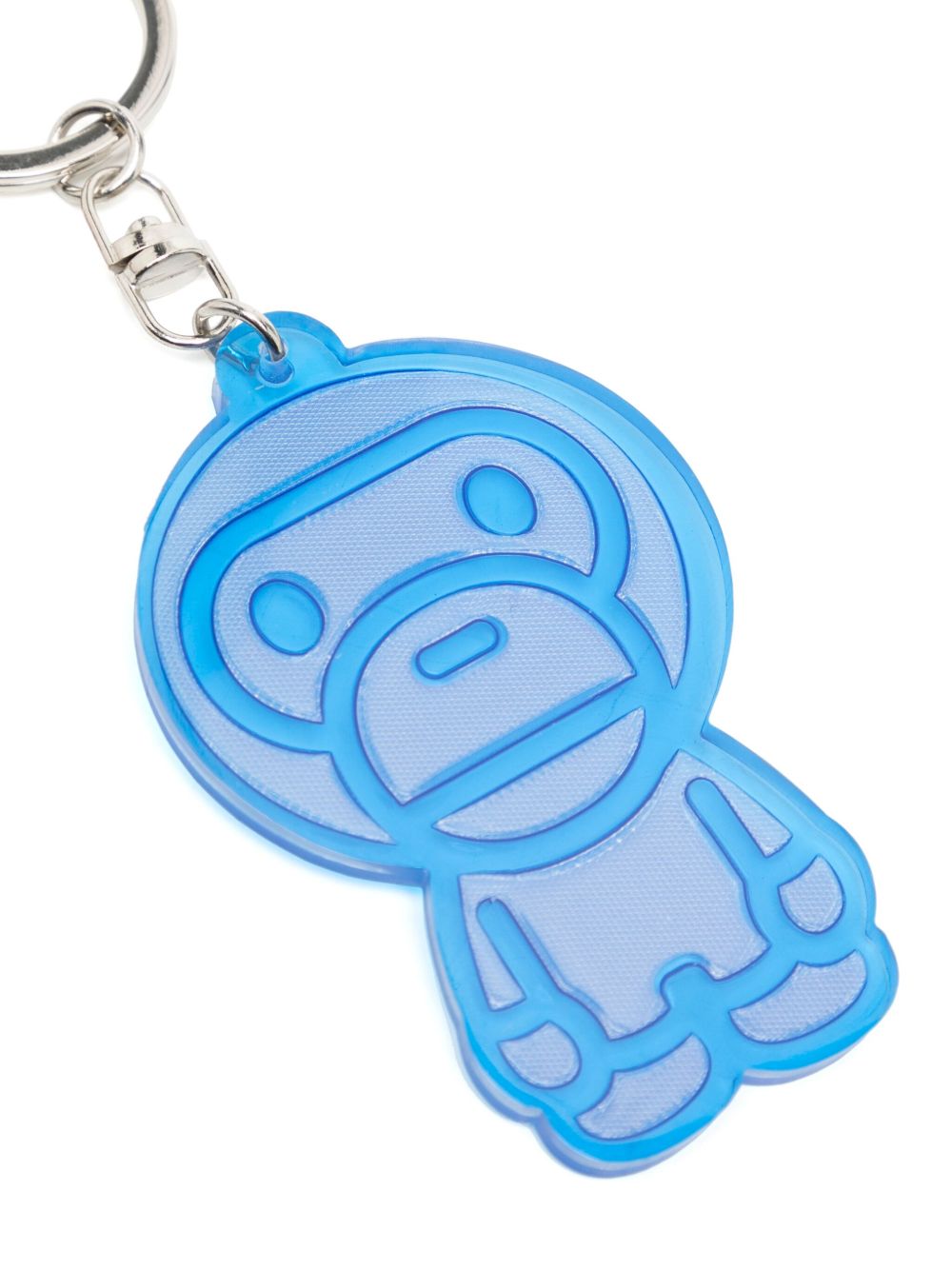 A BATHING APE® Sleutelhanger met logoprint - Blauw