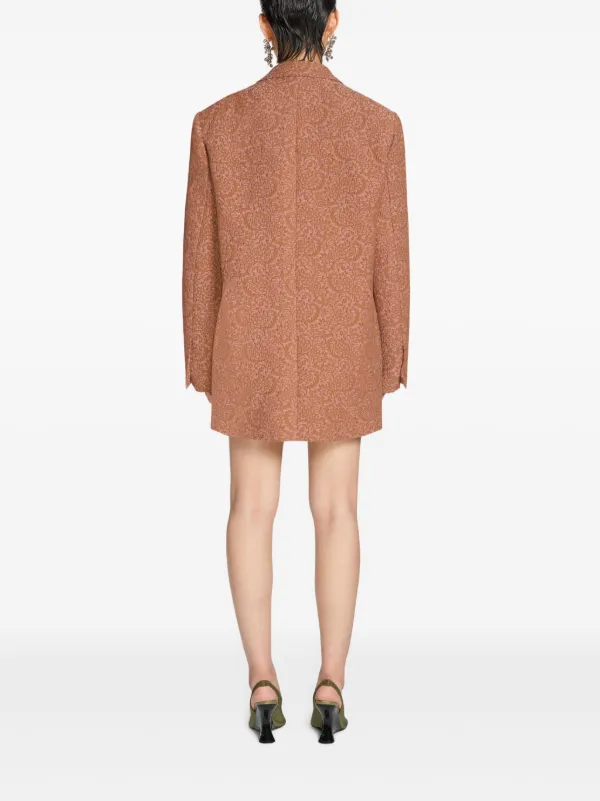 送料関税込【Dries Van Noten】リダ ジャカード ジャケット DRIES VAN NOTEN オーバーサイズ ジャカードジャケット
