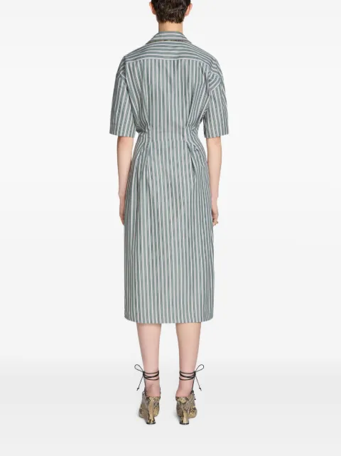 DRIES VAN NOTEN striped cotton dress 2510110191375 - 3