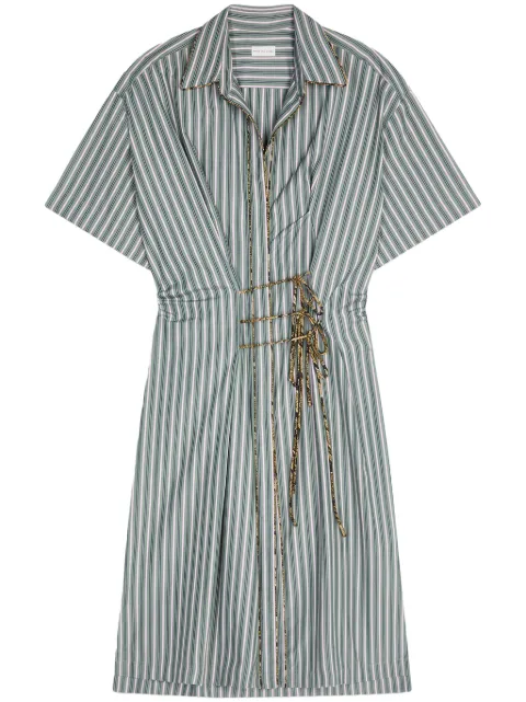 DRIES VAN NOTEN striped cotton dress 