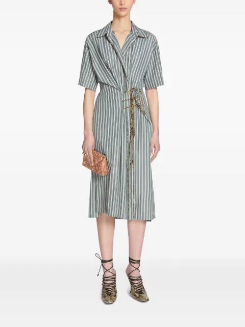 DRIES VAN NOTEN striped cotton dress 2510110191375 - 1