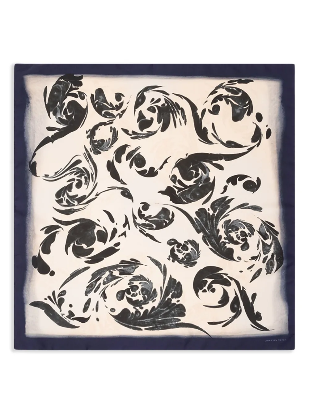 printed silk scarf