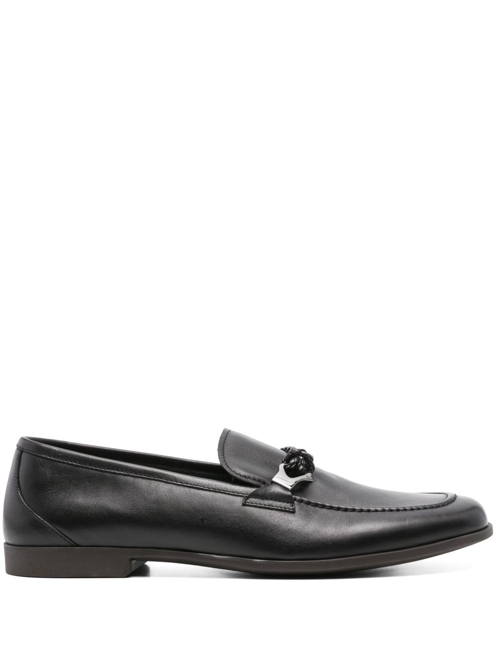 Fratelli Rossetti leather loafers Black