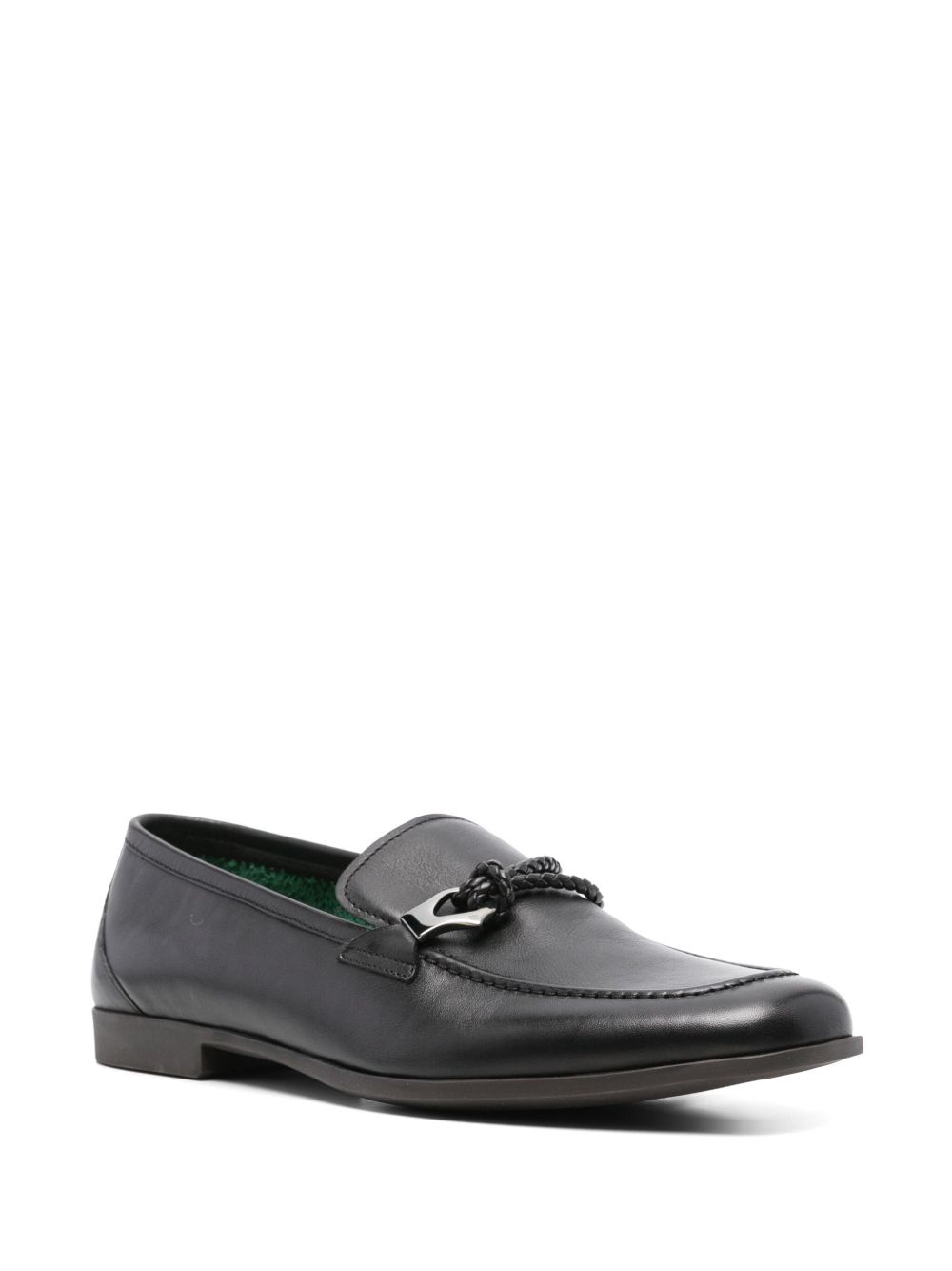 Fratelli Rossetti Leren loafers - Zwart