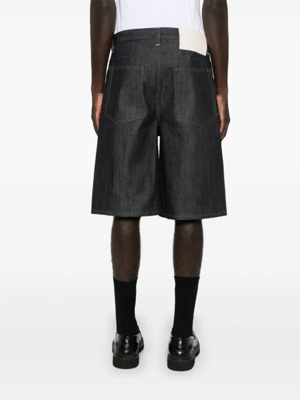 JIL SANDER ベルテッドショーツ Jil Sander デニムショーツ | ブルー | FARFETCH JP