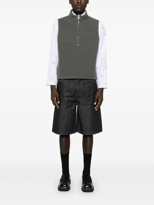 【定価15万】JIL SANDER ベルテッドショーツ Jil Sander デニムショーツ | ブルー | FARFETCH JP