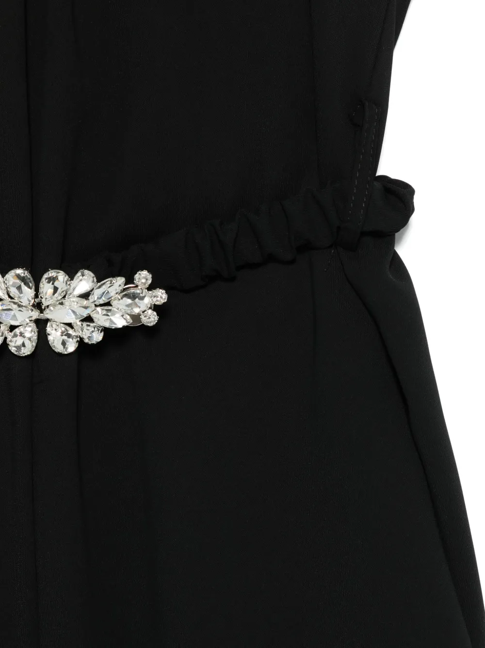 Monnalisa Jumpsuit met ceintuur Zwart