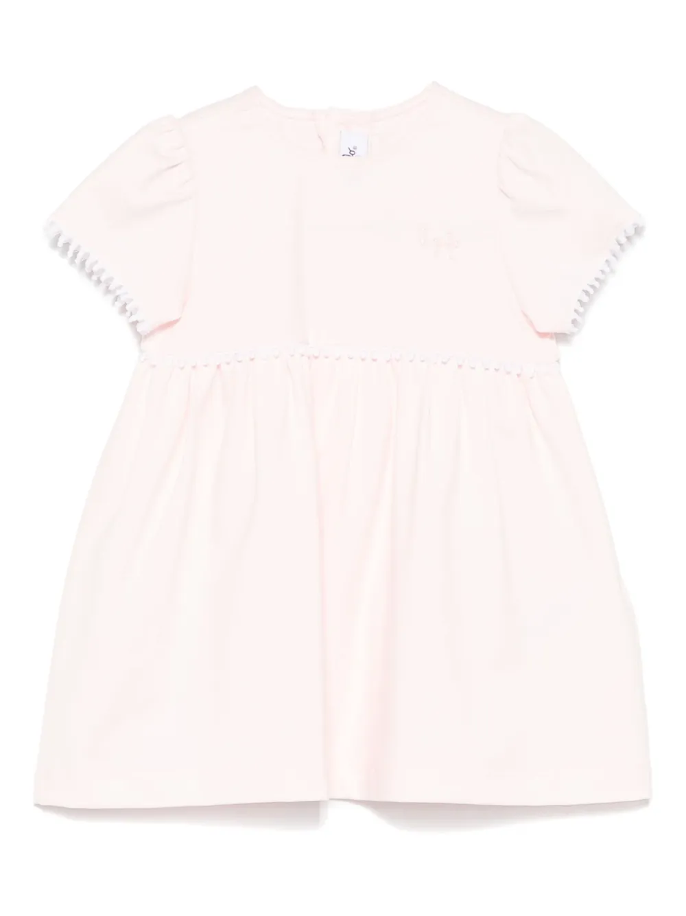 Il Gufo logo-embroidered dress | Pink | Image 1