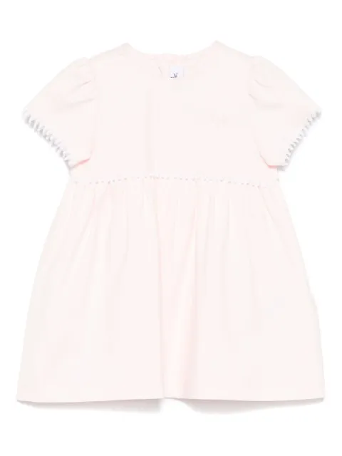 Il Gufo logo-embroidered dress