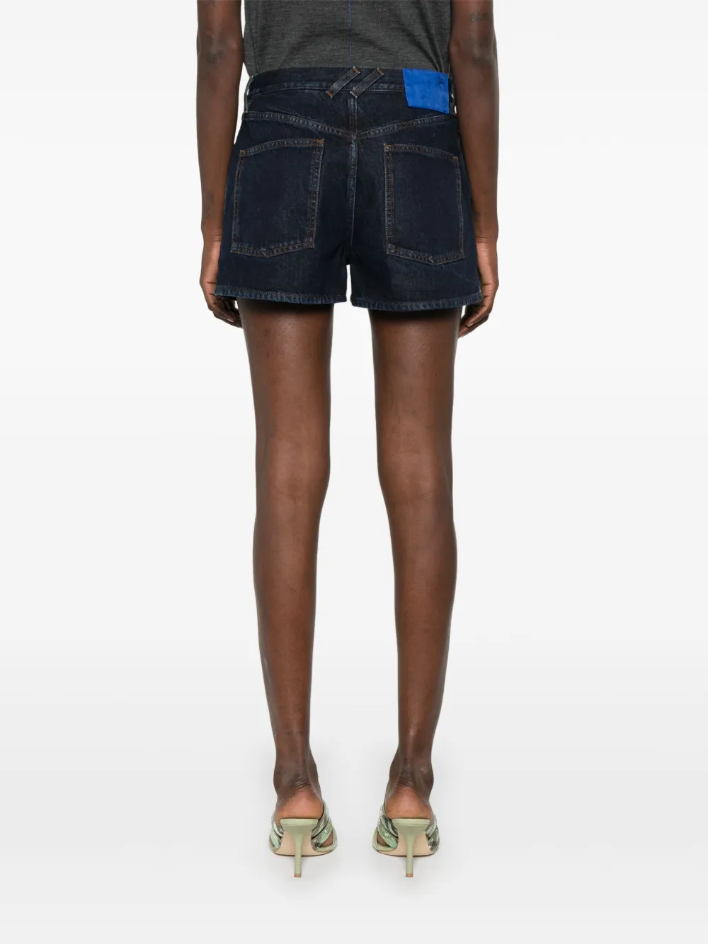 Burberry Shorts met patch-detail Blauw