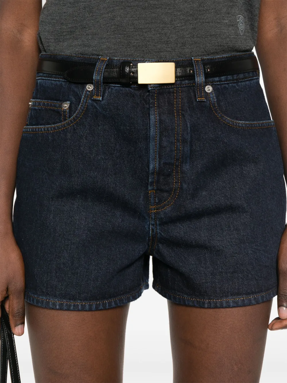 Burberry Shorts met patch-detail Blauw